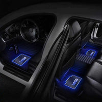 Tapis de Sol Voiture LED Personnalisable avec Télécommande RF - vue de trois-quarts - Becquet Voiture