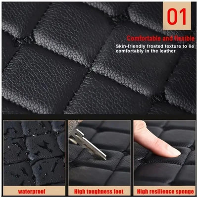 Tapis de Sol Volvo XC60 2017-2026 5 Places 3D - vue de face 2 - Becquet Voiture