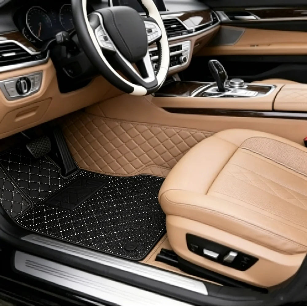 Tapis de Sol Volvo XC60 2017-2026 5 Places 3D - vue de face - Becquet Voiture