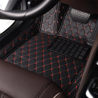 Tapis Sur Mesure 3D Cuir Skoda Fabia - détail du montage - Becquet Voiture
