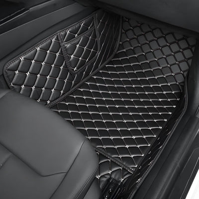 Tapis Sur Mesure BMW Serie 4 F32 G22 Cuir 3D - vue rapprochée - Becquet Voiture