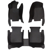 Tapis Sur Mesure Dacia Lodgy Cuir 3D - vue arrière - Becquet Voiture