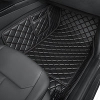 Tapis Sur Mesure Dacia Lodgy Cuir 3D - vue rapprochée - Becquet Voiture