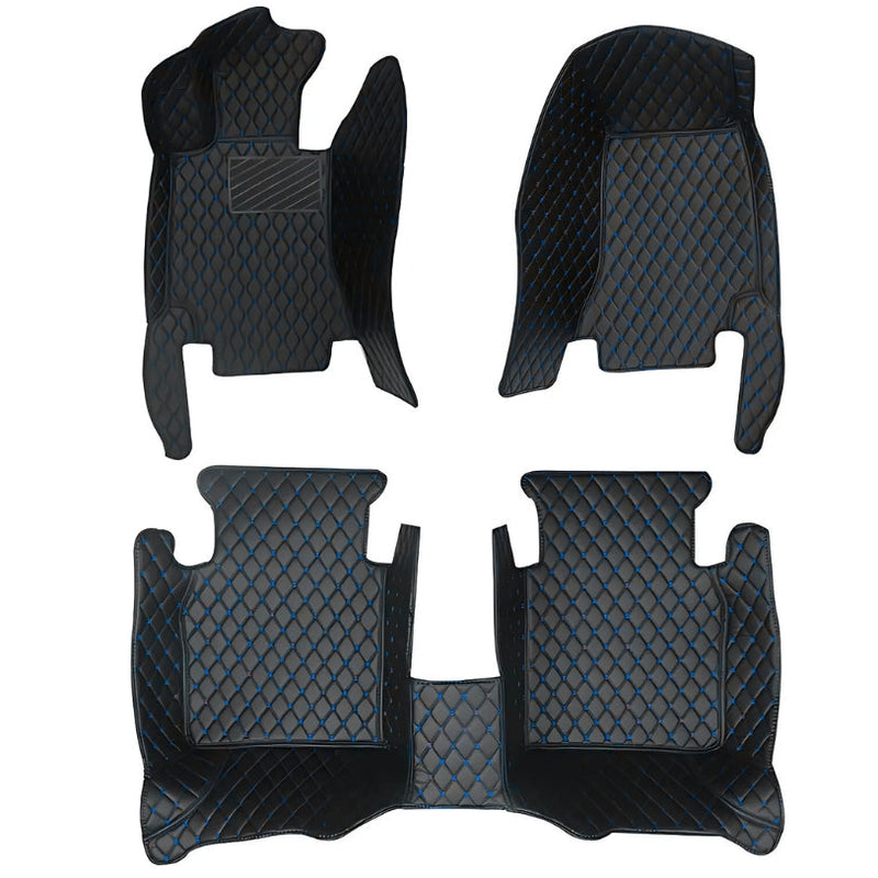 Tapis Sur Mesure Porsche Cayenne Cuir 3D - installé sur véhicule - Becquet Voiture