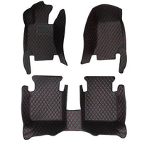 Tapis Sur Mesure Porsche Cayenne Cuir 3D - vue de face - Becquet Voiture