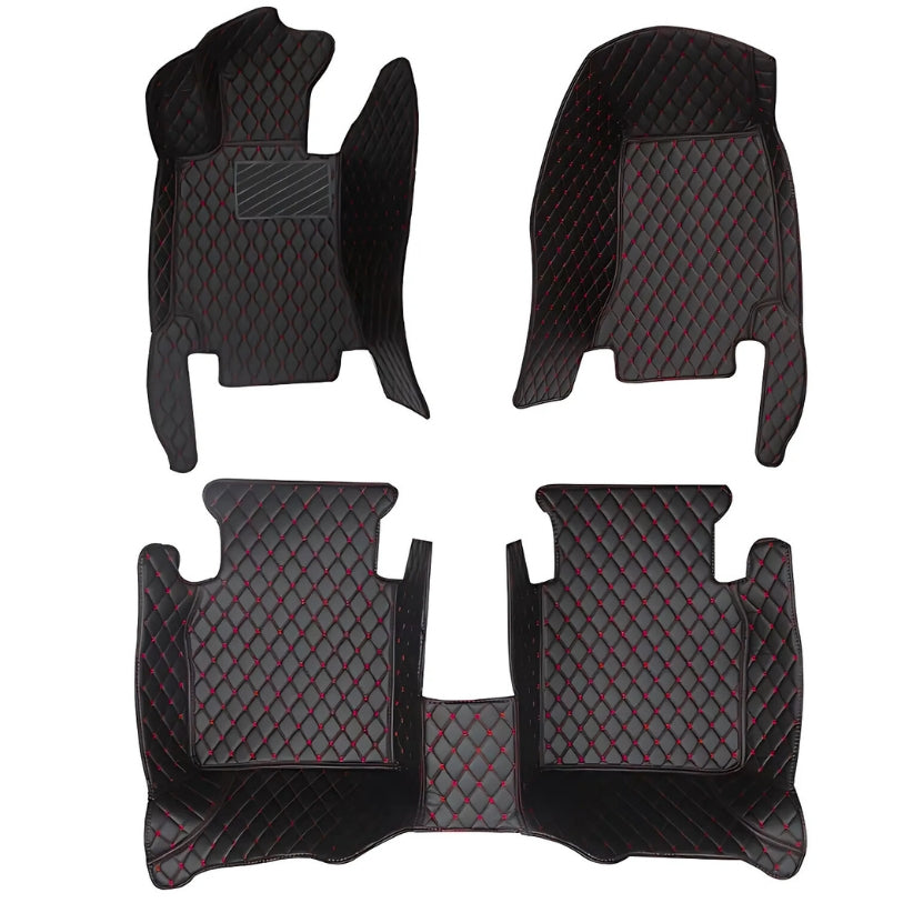 Tapis Sur Mesure VW Passat 3D Luxe B5 B6 B7 B8 - vue de face - Becquet Voiture