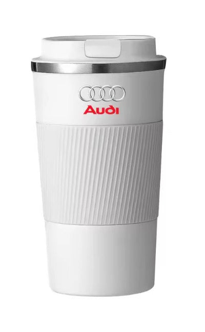 Tasse à Café Thermos Audi 510ml Acier Inoxydable - vue de trois-quarts - Becquet Voiture