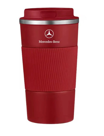 Tasse à Café Thermos Mercedes Acier Inoxydable - vue de profil - Becquet Voiture