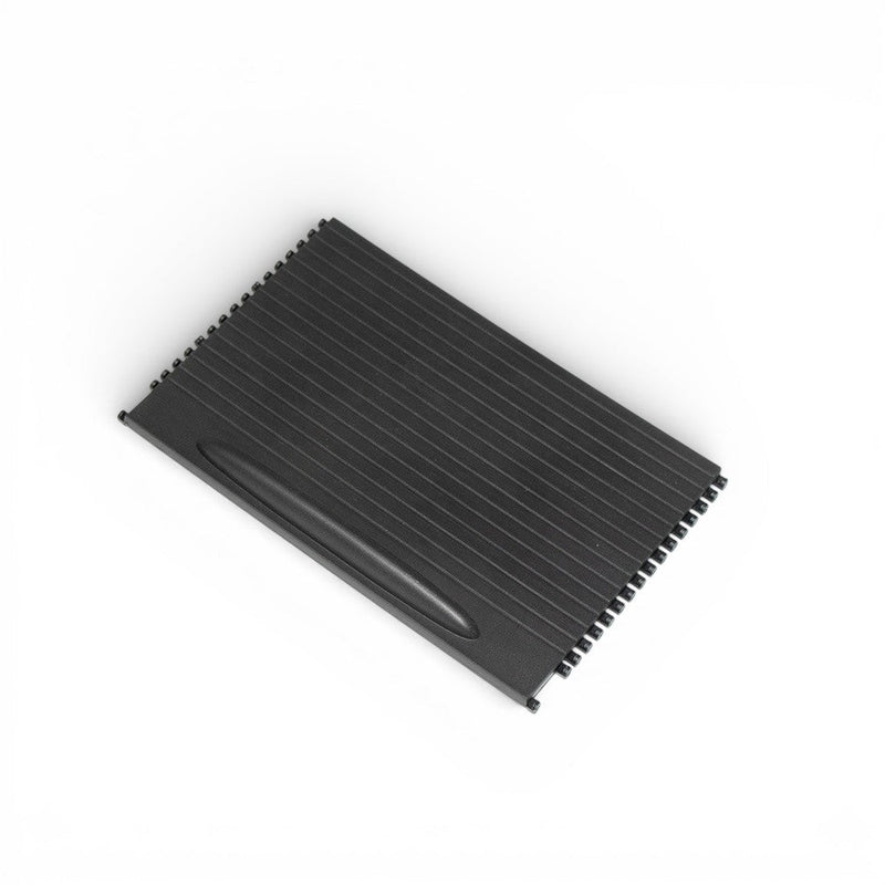 Center Console Cover Porsche Cayenne 955 Black - fitting detail - Becquet Voiture