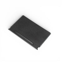 Trappe rangement console centrale Porsche Cayenne 955 2002-2010 ABS - détail du montage - Becquet Voiture