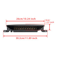 Troisième Feu Stop Arrière Surélevé LED Dodge Caliber 2007-2012 - vue de trois-quarts - Becquet Voiture