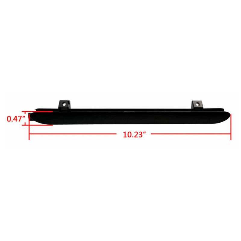 Troisième Feu Stop Haut Noir Fumé LED Mini Cooper R56 - vue de dessus - Becquet Voiture