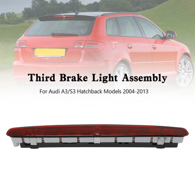 Troisième Feu Stop LED Audi A3 S3 8P 2004–2012 - vue de trois-quarts - Becquet Voiture