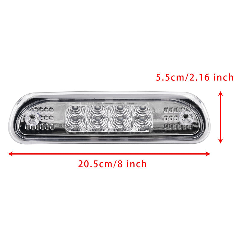 Troisième Feu Stop LED Blanc Jeep Grand Cherokee 99-04 - vue arrière - Becquet Voiture