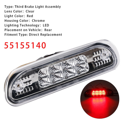 Troisième Feu Stop LED Blanc Jeep Grand Cherokee 99-04 - vue de profil - Becquet Voiture