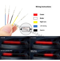 Troisième Feu Stop LED Carbone Mercedes Classe C C200L C260L - installé sur véhicule - Becquet Voiture