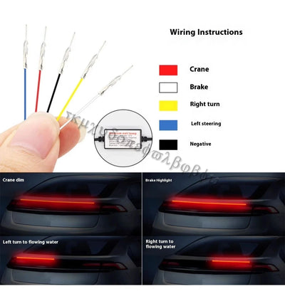 Troisième Feu Stop LED Carbone Mercedes Classe C C200L C260L - installé sur véhicule - Becquet Voiture