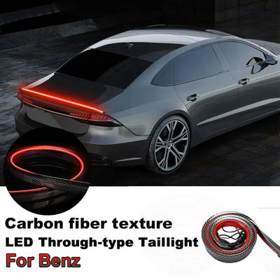 Troisième Feu Stop LED Carbone Mercedes Classe C C200L C260L - vue de face - Becquet Voiture