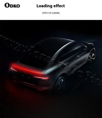 Troisième Feu Stop LED Carbone Mercedes Classe C C200L C260L - vue de profil - Becquet Voiture