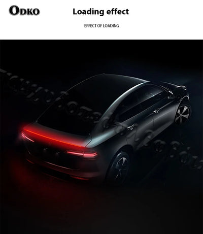 Troisième Feu Stop LED Carbone Mercedes Classe C C200L C260L - vue de profil - Becquet Voiture