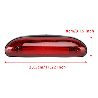 Troisième Feu Stop LED Rouge 735318908 pour Citroën Ducato 244 Jumper - vue arrière - Becquet Voiture