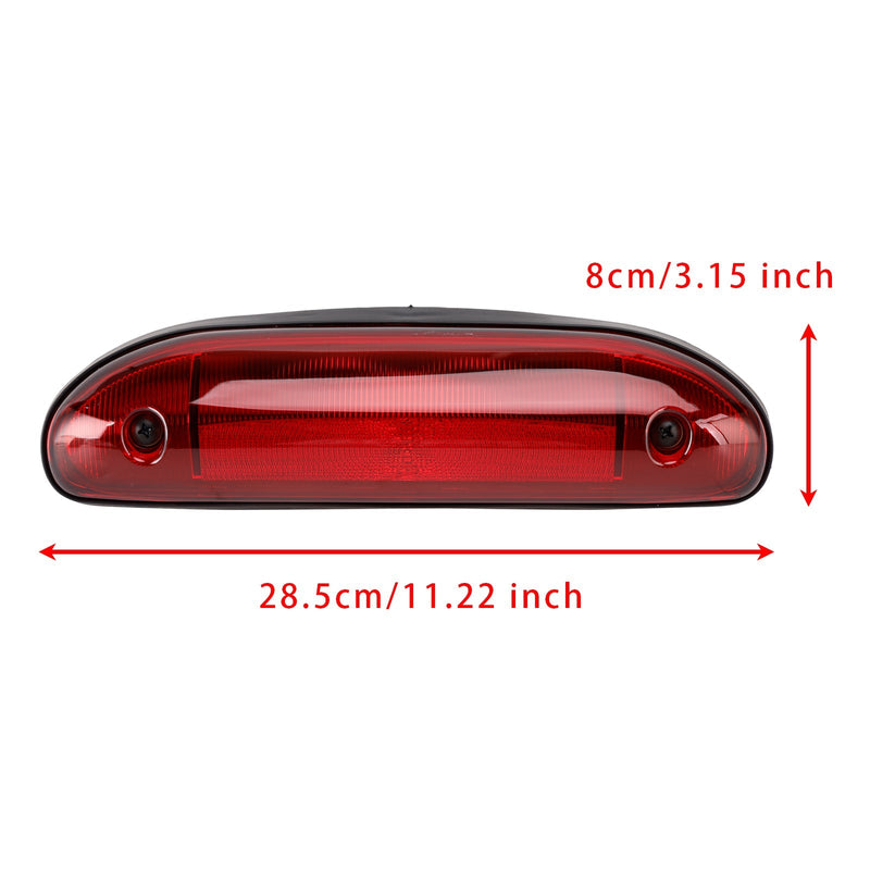 Troisième Feu Stop LED Rouge 735318908 pour Citroën Ducato 244 Jumper - vue arrière - Becquet Voiture