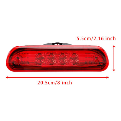 Troisième Feu Stop LED Rouge Jeep Grand Cherokee 1999-2004 55155140 - vue arrière - Becquet Voiture