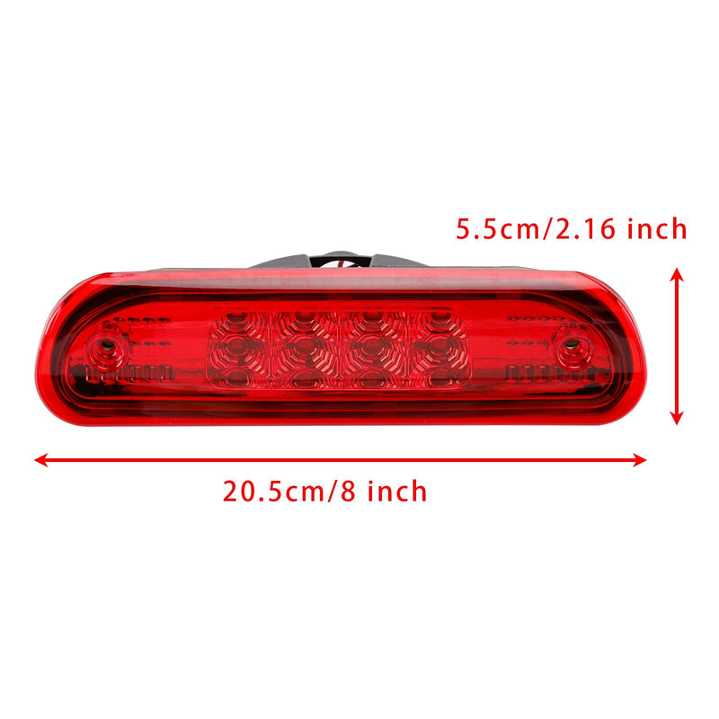 Troisième Feu Stop LED Rouge Jeep Grand Cherokee 1999-2004 55155140 - vue arrière - Becquet Voiture