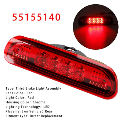 Troisième Feu Stop LED Rouge Jeep Grand Cherokee 1999-2004 55155140 - vue de profil - Becquet Voiture