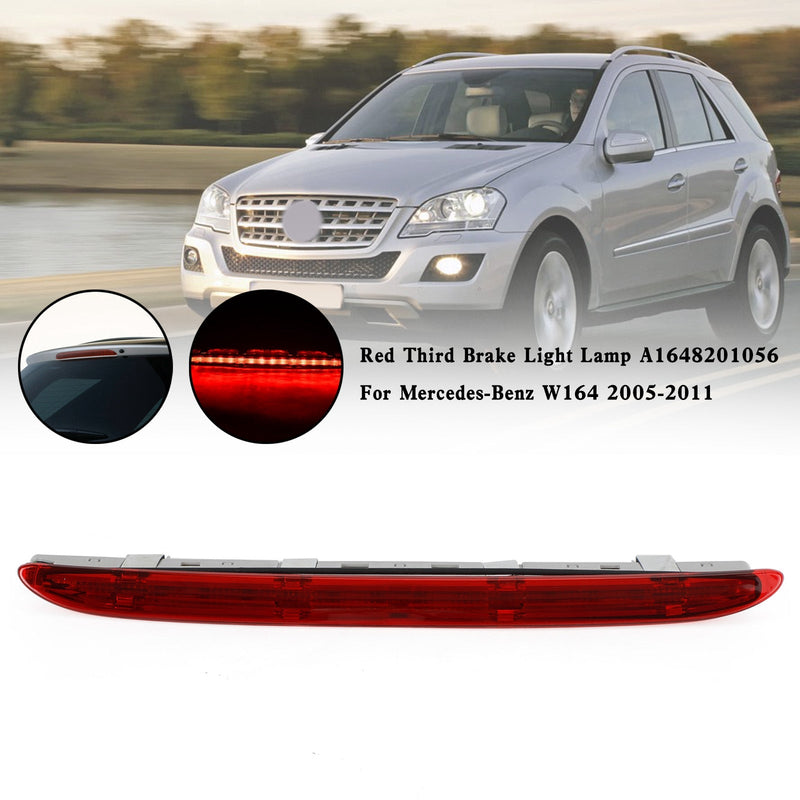 Third Brake Light Mercedes-Benz W164 2005-2011 A1648201056 Red - fitting detail - Becquet Voiture