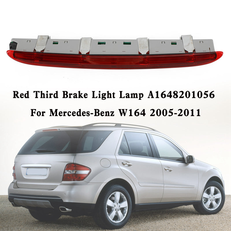 Third Brake Light Mercedes-Benz W164 2005-2011 A1648201056 Red - top view - Becquet Voiture