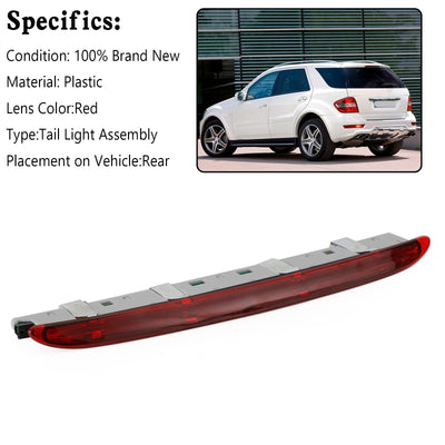 Troisième Feu Stop Mercedes-Benz W164 2005-2011 A1648201056 Rouge - vue de profil 2 - Becquet Voiture