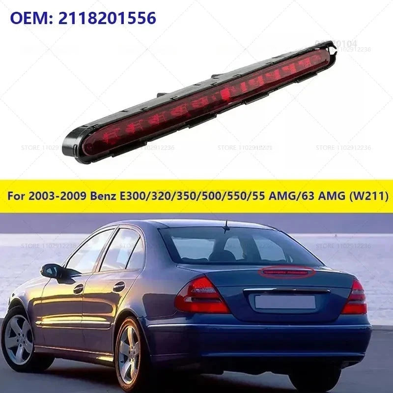Troisième Feu Stop Mercedes Classe E W211 2003-2009 - vue de face - Becquet Voiture