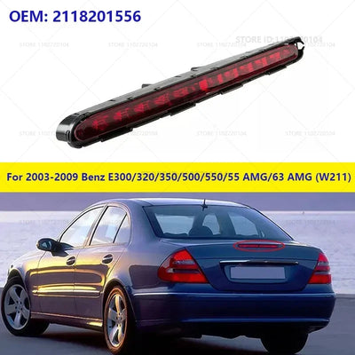 Troisième Feu Stop Mercedes Classe E W211 OEM 2118201556 - vue de face - Becquet Voiture