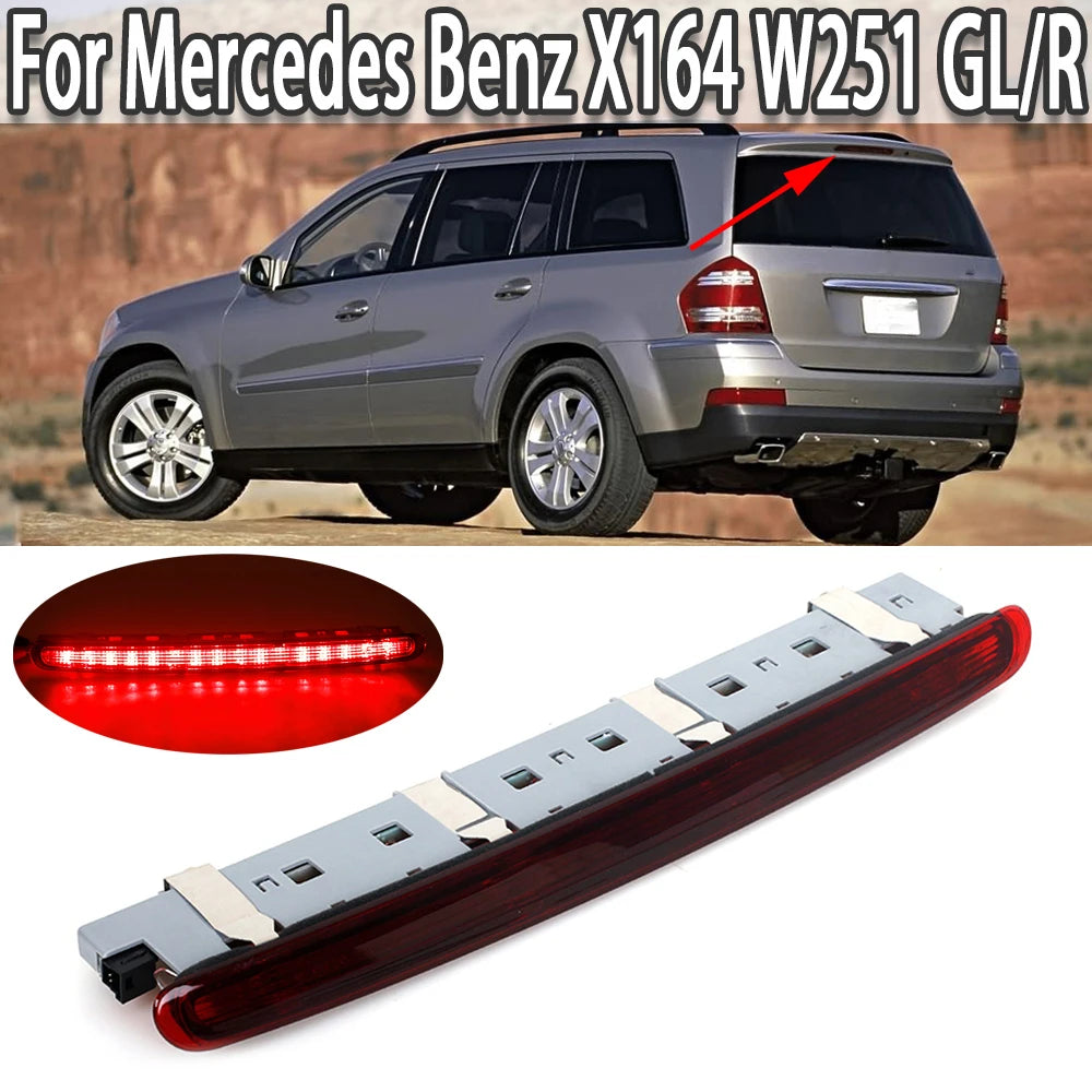 Troisième Feu Stop Mercedes GL X164 Classe R - vue de face - Becquet Voiture