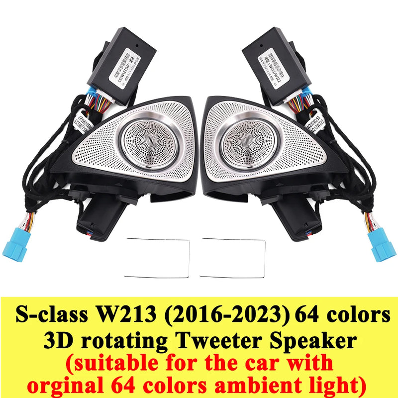 Tweeter Rotatif 3D Lumière d'Ambiance Mercedes Classe C E S - en situation - Becquet Voiture