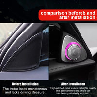 Tweeter Rotatif 3D Lumière d'Ambiance Mercedes Classe C E S - vue de profil - Becquet Voiture