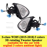 Tweeter Rotatif 3D Lumière d'Ambiance Mercedes Classe C E S - vue rapprochée - Becquet Voiture