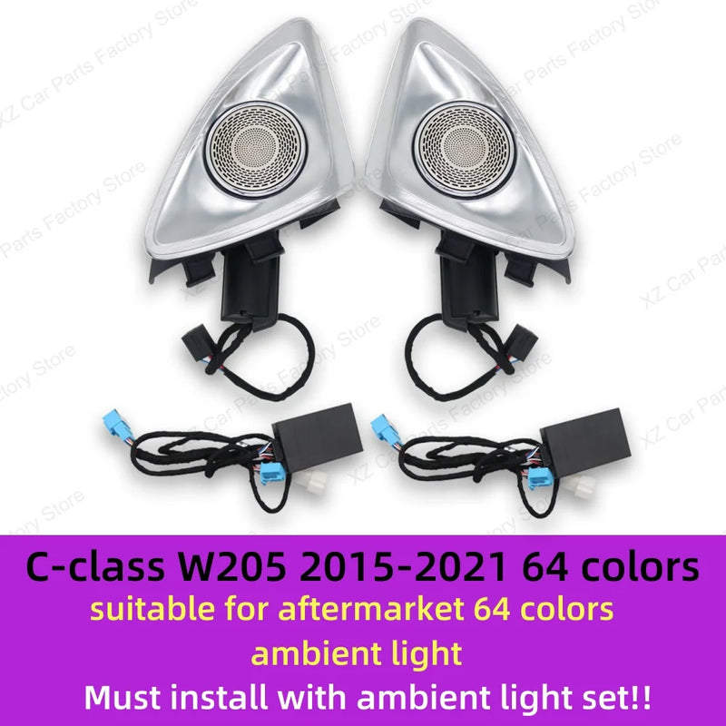 Tweeter Rotatif Lumière d'Ambiance Mercedes W205 W213 W222 - en situation - Becquet Voiture