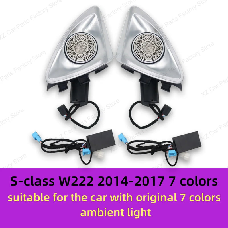 Tweeter Rotatif Lumière d'Ambiance Mercedes W205 W213 W222 - vue de dessus 2 - Becquet Voiture