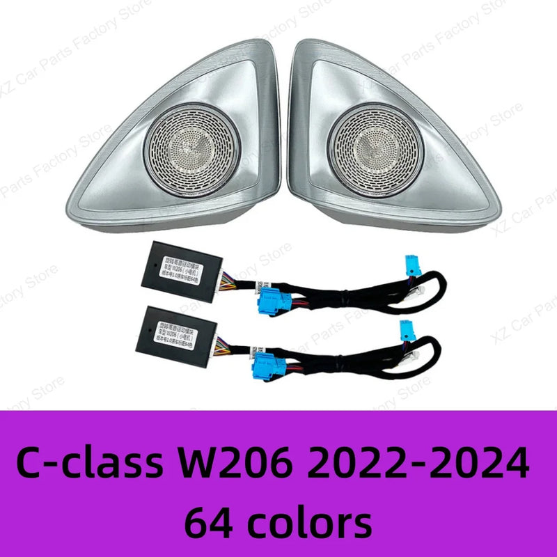 Tweeter Rotatif Lumière d'Ambiance Mercedes W205 W213 W222 - vue de trois-quarts 2 - Becquet Voiture