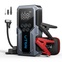 UTRAI Démarreur de Batterie Voiture 1500A avec Compresseur d'Air - détail du montage - Becquet Voiture