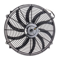 Universal 12V 16'' Car Air Conditioning Fan - side view - Becquet Voiture