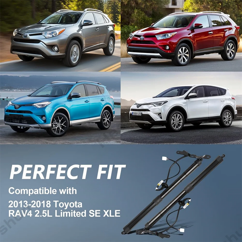 Vérin Électrique de Hayon Toyota RAV4 2013-2018 - vue arrière - Becquet Voiture