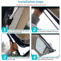 Verins de Hayon Capot Lexus ES350 2007-2014 - installé sur véhicule - Becquet Voiture