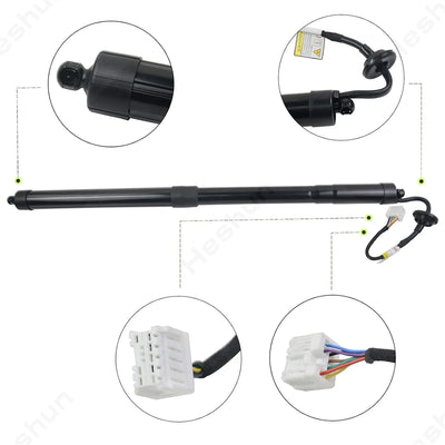 Vérins de Hayon Électrique Nissan X-Trail T32 2014-2020 - installé sur véhicule - Becquet Voiture