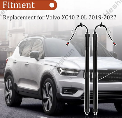 Vérins de Hayon Électrique Volvo XC40 2019-2023 - vue de profil - Becquet Voiture