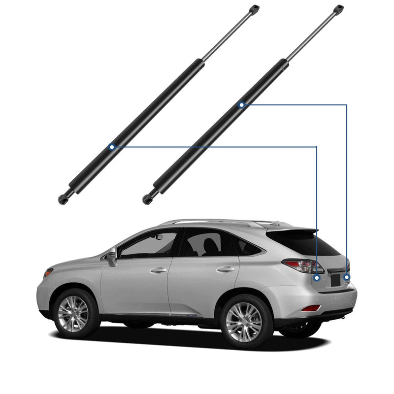 Vérins Hayon Coffre Lexus RX270 RX350 RX450H GGL15 AL10 - vue de face - Becquet Voiture