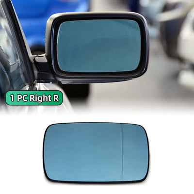 Verre de Rétroviseur Chauffant Bleu BMW E46 1998-2006 - détail du montage - Becquet Voiture