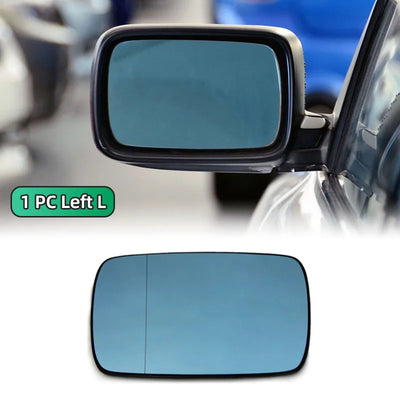 Verre de Rétroviseur Chauffant Bleu BMW E46 1998-2006 - vue rapprochée - Becquet Voiture